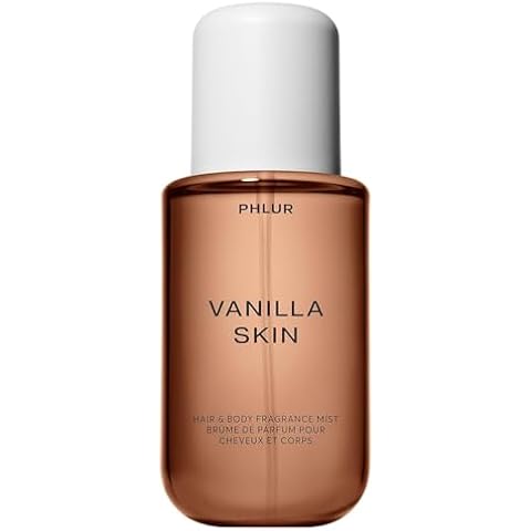 PHLUR Vanilla Skin Body Mist - Hair & Body Mist for Women & Men Fragrance - Vanilla Body Spray with Pink Pepper, Cashmere Wood & Sandalwood (8 Fl Oz) Cover