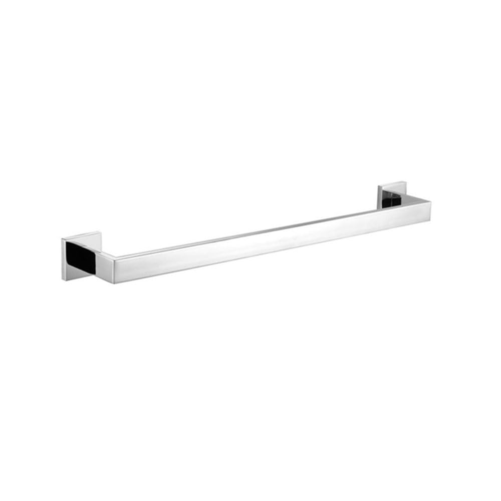 Quincaillerie de salle de bain chrome poli et porte-serviettes chic pour miroir