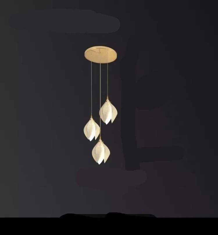 Lustre LED 3 têtes et luminaire d'intérieur moderne pour chambre