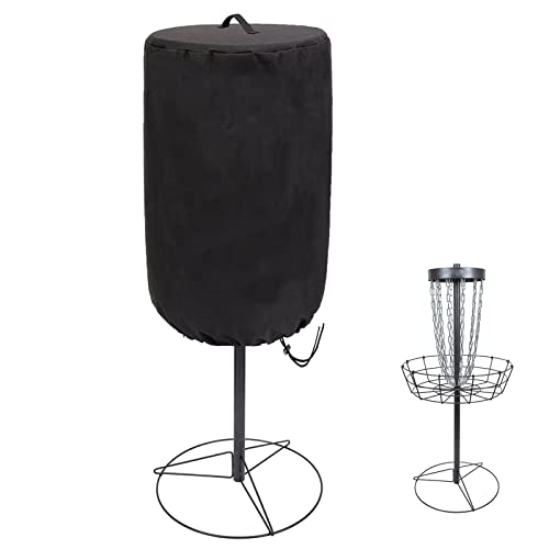 Inlisy Cubierta de Cesta de Golf de Disco, Cubierta de Cesta de Golf portátil de Disco Impermeable, Resistente al Viento, Frisbee, Cubierta Protectora de Canasta de Golf -26''D x 35''H Cover