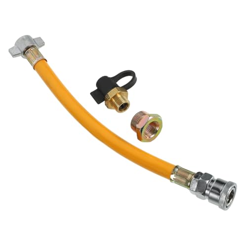 Image of CHICAMPERA Heavy Duty Air Line Hose for Truck and Tractor Parts, Rubber Copper Build, Easy Installation, Safety and Reliability for Trailer Air Lines and Inflator Use
