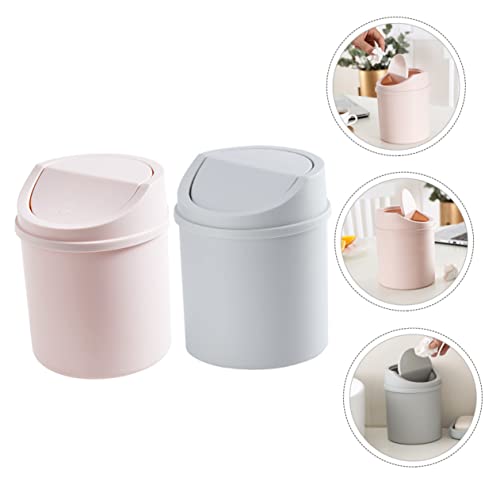 Mini caneca de basura creativa Healifty para escritorio miniatura 2