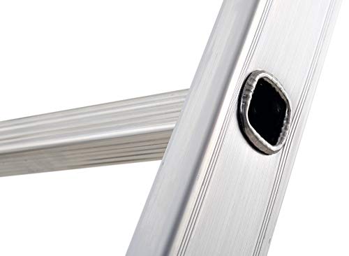 Escalera doble transformable Gierre AL320 con estructura robusta de aluminio 2x10 4