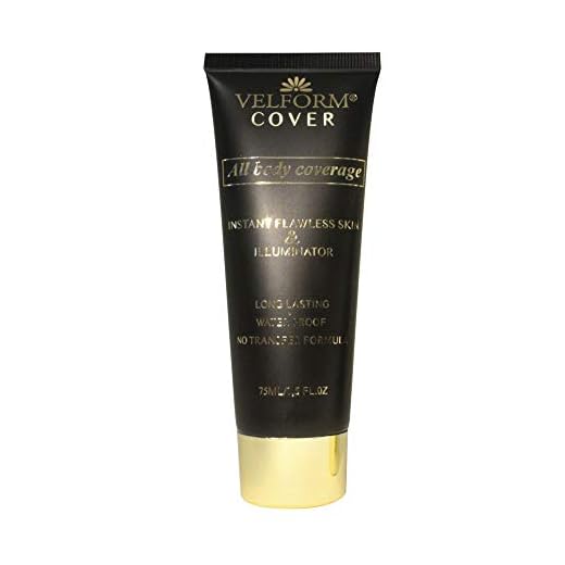 Velform® - Cuidado corporal para base de maquillaje, 30 ml, impermeable, tono nudo
