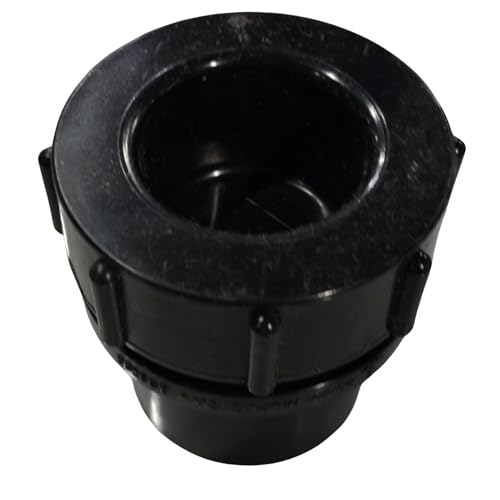 Image of Solvent Weld Black 40mm Waste Access Plug - (Pack of 2)