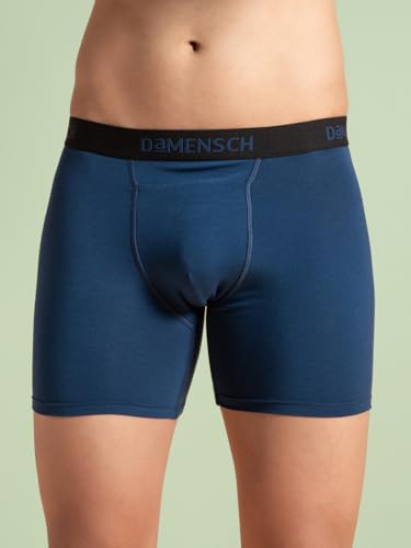 Image of DAMENSCH Mens Regular Fit Premium Cotton Blend Boxer Brief | Innerwear Men, Men Boxers, Underwear for Men, Shorts for Men, Inner for Men, Briefs for Men