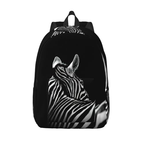 Sac d'ordinateur pour voyage EdWal avec protection matelassée et imprimé zèbre ergonomique