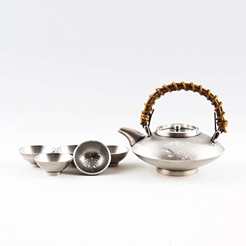 1090 薩摩錫器 錫 黒じょか・ちょか 桜島 イブシ加工 岩切　未使用 Amazon.co.jp: 薩摩錫器 錫 黒じょか・ちょか 桜島 イブシ加工 盃5ケ