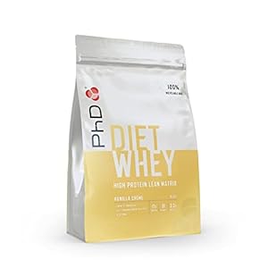 PhD Nutrition Diet Whey Protein Poeder Mager Whey Protein Protein Poeder Laag Suiker Vanille Crème – 500 g (20 porties)