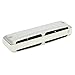 10 hole Diatonic Harmonica, Deluxe Blues Harmonica, Stainless Steel Key for Children for Adult Beginners (White)