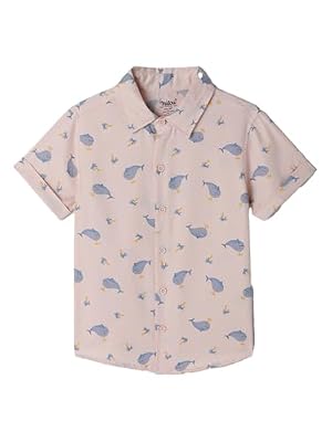 Milou Baby Boy's Regular Fit Shirt (TBNCSHT049_Pink