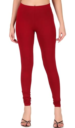 Image of Women Cotton Lycra Leggings Multicolor Pack of 2 Size Chart Waist L 28-30 inch, XL :32 inch, XXL :-34inch,3XL : 36