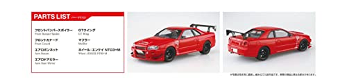 Maqueta Aoshima Skyline GT-R BNR24 1:24 miniatura 6