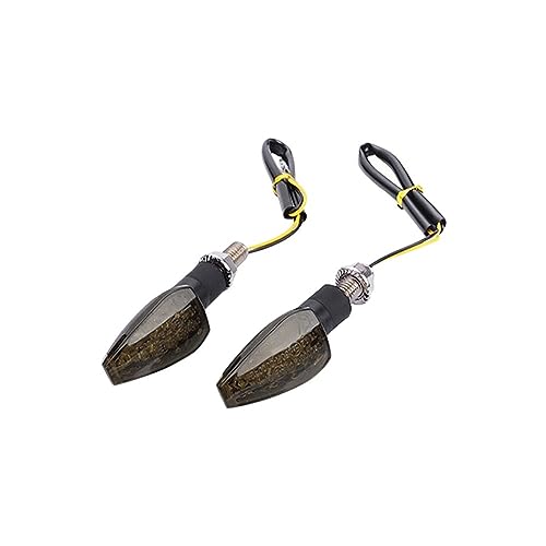 Clignotants moto ambre 12V/24V au design épuré et faisceau lumineux de précision