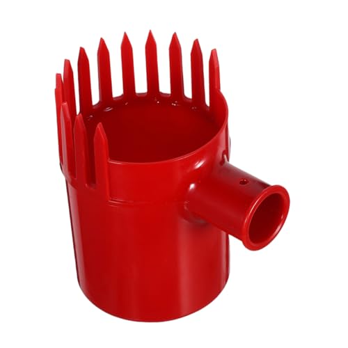 LOORGVEL Cueilleur de Myrtilles Ergonomique avec Peigne Ramasse Fruits Léger pour Jardinage Familial et Récolte Rouge