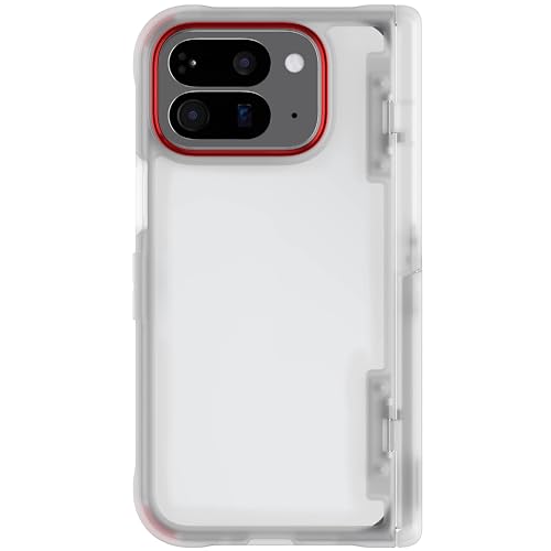 Ghostek Covert Clear Pixel 10 Pro フォールドケース 内蔵キックスタンド付き MagSafeとフルヒンジ保護 2025 Google Pixel10 Pro フォールド(8インチ)用に設計(クリア)