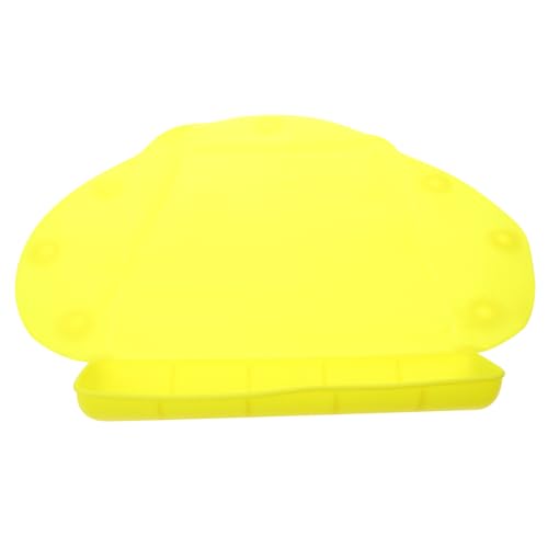 Toddmomy Suction Cup Placemat for Toddlers Babies Boys and Girls Silicone Non-Slip Waterproof Heat Food Slot