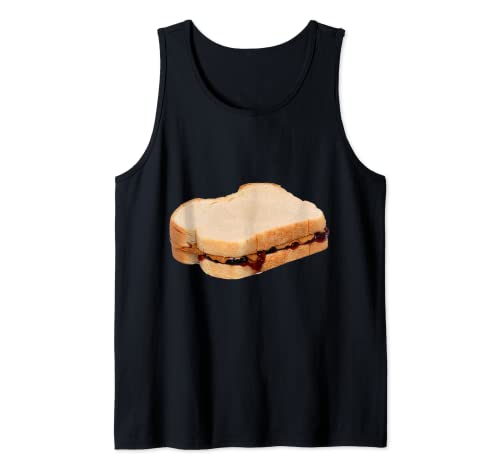 Sandwich de mantequilla de maní y jalea Camiseta sin Mangas