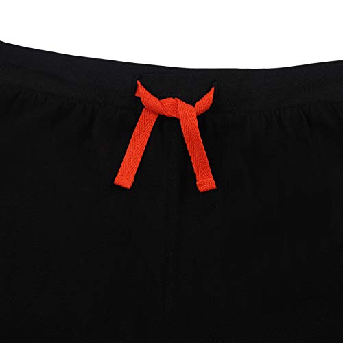 Jiahong Girls Running Shorts Summer Athletic Shorts Cotton Workout Gym Performance Sport Short For Girl(Black-L) #TOP2