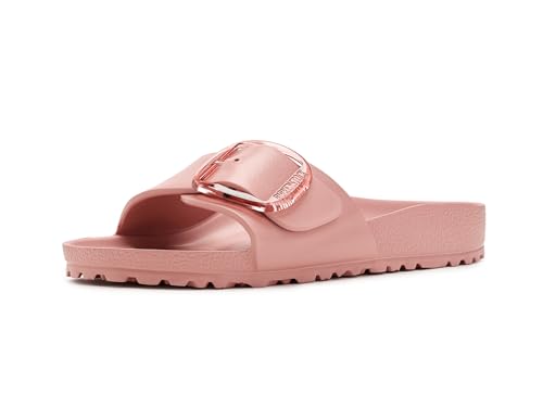 Image of Birkenstock, Women's, Madrid Big Buckle EVA, Pink Clay, Women's 6-6.5, Narrow