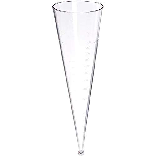 BrandTech 388000 Imhoff Sedimentation Cone, SAN, 1000mL Volume