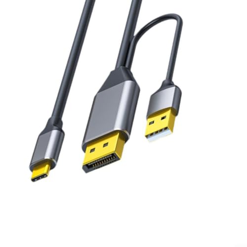 Cable USB-C de 2 metros para conectar gafas VR y monitores a PC con DP 6