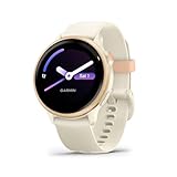 Garmin vívoactive® 6, Health and Fitness GPS Smartwatch, AMOLED Display, Up to 11 Days of Battery, Metallic Pink Dawn with Bone Band