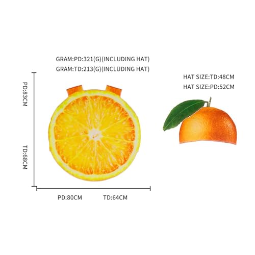Disfraz de naranja Qianly para niño cómodo y divertido miniatura 3
