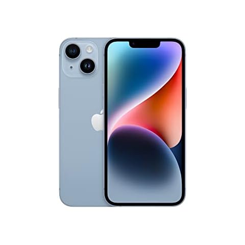 Apple iPhone 14 (128 GB) - Azul con pantalla Super Retina XDR Cover