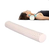 YHZEXUDA Thailand Natural Latex Pillow, Cervical Neck Roll Memory Latex Pillow, Bolster Pillow, Round Neck Pillows Support for Sleeping | Bolster Pillow for Bed, Legs