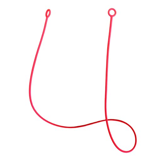 Necxon NTD0486 Silikon Ohrstöpsel-Lanyard Rot