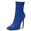 Blue Faux Suede