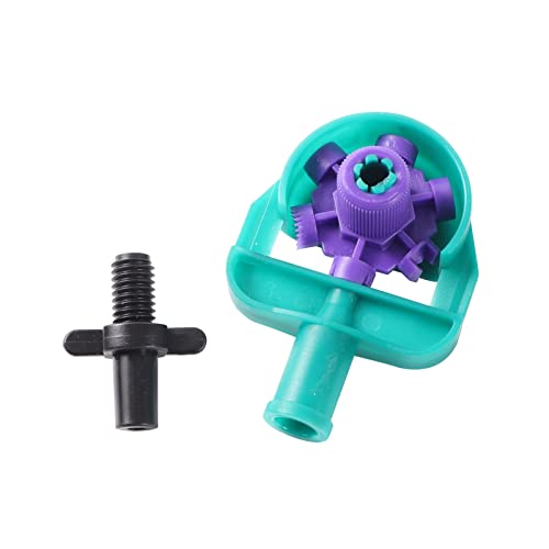 Kit de riego para invernaderos y gotero para riego de jardinería ajustable 8