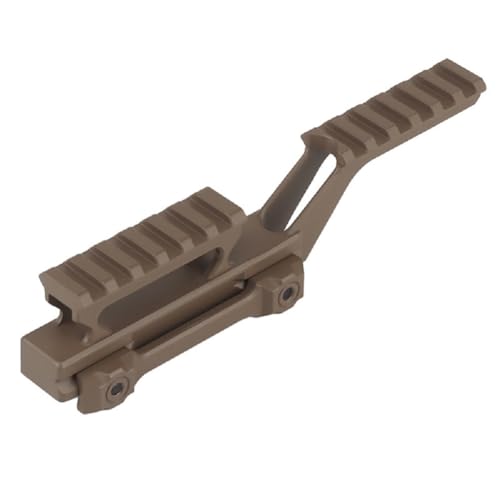 Tactical T1 Hydra Mount Metal Bracket Adapter 20mm Guide Rail for Airsoft Paintball Hunting (Tan)