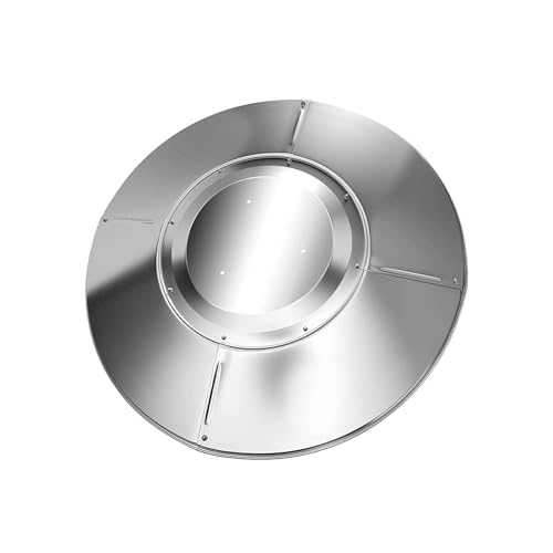 Escudo Reflector Para Calentador De Patio Protector Térmico Aluminio Superior Cúpula Propano Exteriores Pieza Repuesto Calor Aluminio Calentador Patio