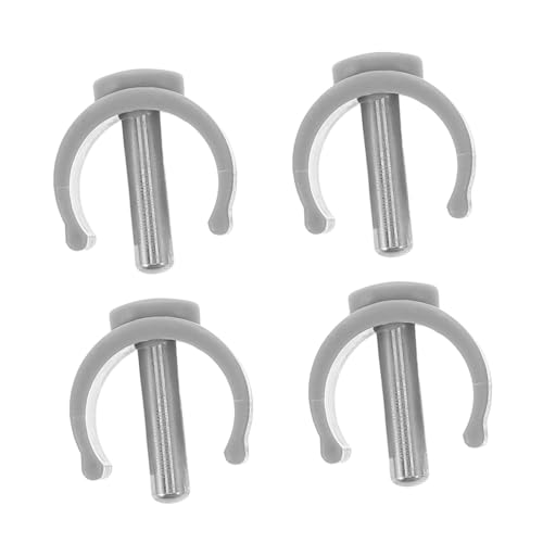 EXHUMKY 4 Piezas De Abrazadera Para Andador, Hebilla En C, Clip Para Manija, Hebilla En Forma De C, Accesorios Para Silla Eléctrica, Piezas De Repuesto Para Andadores, Accesorios Para