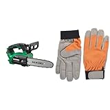 HiKOKI(ハイコーキ) 36V充電式チェーンソー CS3625DC(NN) + 振動低減手袋(Lサイズ) セット