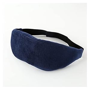 Blackout Eye 3D Memory Foam Sleep Eye Aviation Eye Lunch Break Travel verstelbaar oog (Color : Blue)
