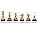 Weighted Metal Chess Pieces 2.6 Inch King Extra Queens Chess Pieces Only, No Board