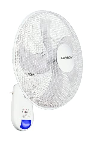 5 lame Ventilatore da Parete Johnson con telecomando muro