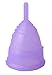 Produktbild Menstruationstasse Menstruationsbecher Menstruationskappe Menstasse Damen Hygiene Periiode Damenbinden Öko Tampons Menstruation (L-45mm, Lila)