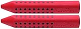 Faber-Castell Dreieckradierer Grip 2001 (Rot, 2 Stück)