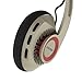 Koss KPH30 Wireless Bluetooth On-Ear Headphones, Retro Style, 20+ Hour Battery Life, USB-C Charging, Microphone, Rhythm Beige