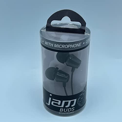 JAM HX-EP010BK Buds Earbuds with Microphone (Black)