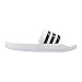 adidas Men's Adilette Shower Slides White/Core Black/White 12
