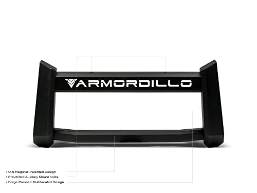 Image of Armordillo 8704707 BR1 Series Bull Bar - Matte Black Fits 2009-2018 Dodge Ram 1500 /2019-2023 Classic