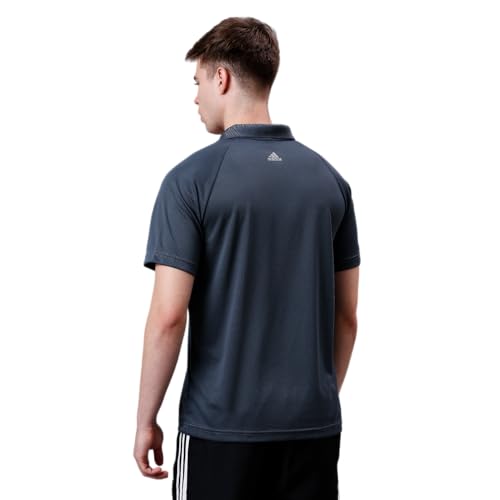 Image of Adidas Men's Solid Regular Fit Polo
