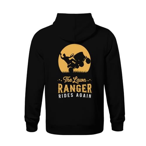 Kids Vintage The Lawn Ranger Rides Again Funny Gardening Gift Boys Girls Lightweight Kangaroo Pocket Fleece Hoodies3