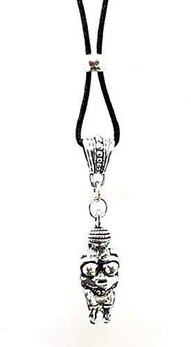 Eclectic Shop UkVenus of Willendorf Fertility Goddess Pendant Cord Necklace Bead Ancient Symbol