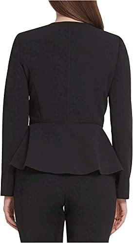 DKNY Women's Peplum Zip Front Blazer Jacket3